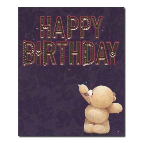 Happy Birthday Forever Friends Card